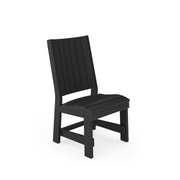 SoPoly Callaway Armless Table Chair dimensions diagram (image 1 of 5)