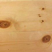 Wooden 24" Round Side Table in Knotted Pine, Unstained