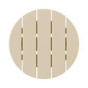 SoPoly 18" Classic Round Side Table in Tybee Sand (image 2 of 3)