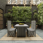LuxCraft Urban 10ft Rectangular Dining Set (9-Piece)