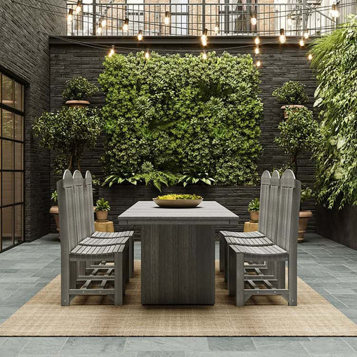 LuxCraft Urban 10ft Rectangular Dining Set (9-Piece)