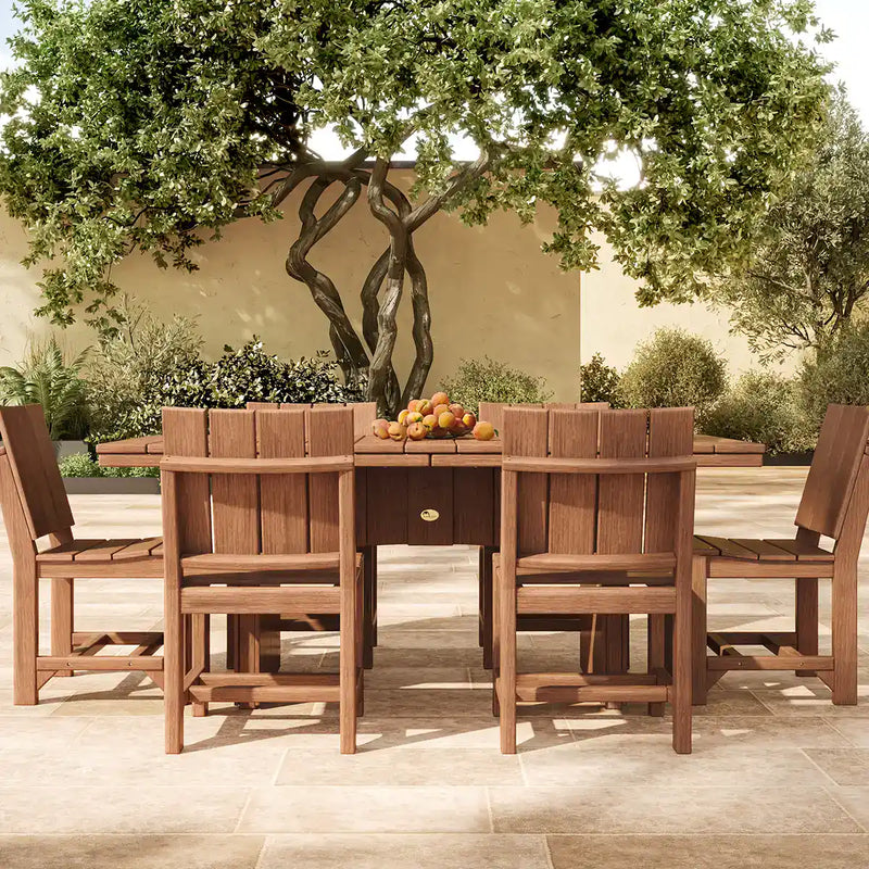 LuxCraft Urban 6ft Rectangular Dining Set (5-Piece)