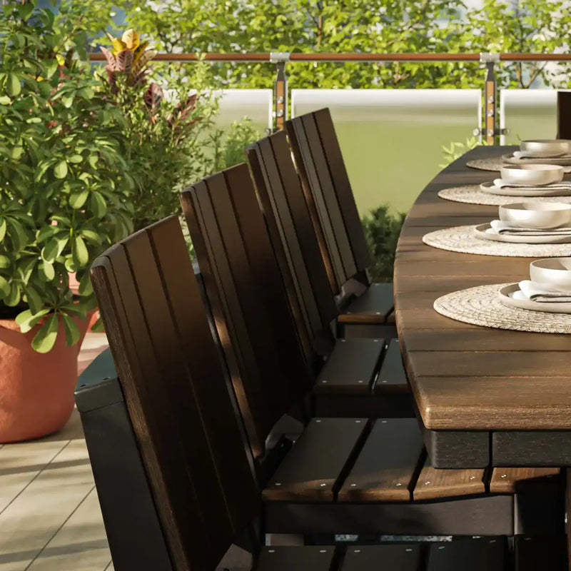 LuxCraft Urban 6ft Rectangular Dining Set (5-Piece)