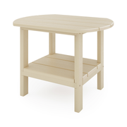 SoPoly 25" St. Simons Oval Side Table in Tybee Sand