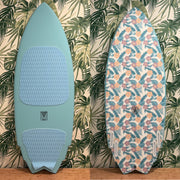 Smoke Show Wakesurf Board – Floral Inlay Aqua