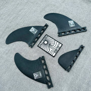 Salty Shores Volan Thruster + Nub Fin Set