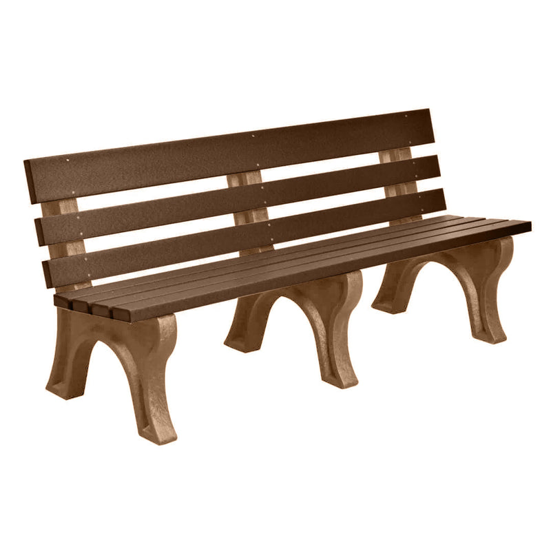 Wildridge Wildridge Chestnut Brown Heritage Outdoor Park Bench Chestnut Brown on Cedar Outdoor Bench LCC-125-WBLCBC