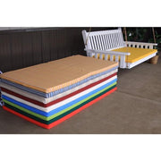 A & L Furniture A & L Furniture 6 Foot Swing Bed Cushion (2" or 4" Thick) 2 Inches / Yellow Cushion 1002-2 In-Yellow
