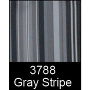 A & L Furniture A & L Furniture Full Rocker Cushion Accessory Gray Stripe Cushion 1020-Gray Stripe