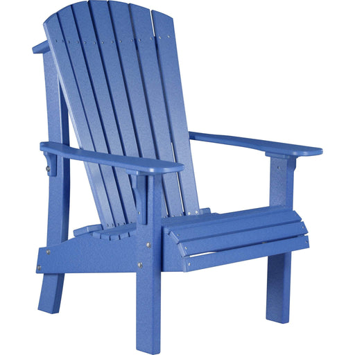 Blue LuxCraft Royal recycled plastic Adirondack chair