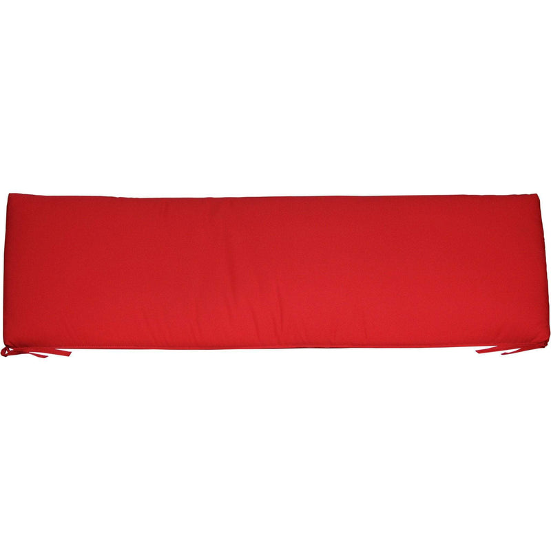 LuxCraft LuxCraft Canvas Sunbrella 5 ft. Glider/Swing Cushion Sunbrella Canvas Logo Red Cushion 5SCLR5477