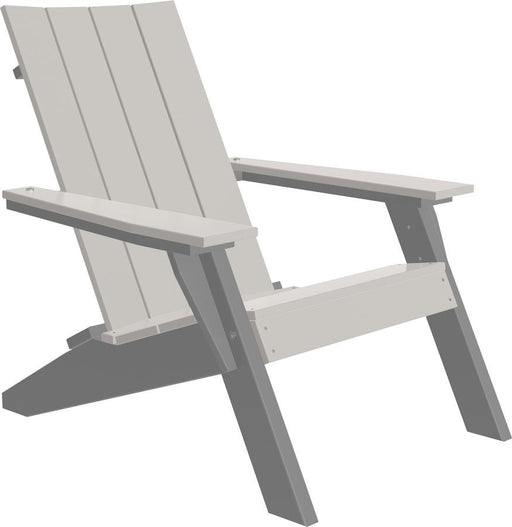 LuxCraft Luxcraft Dove Gray Urban Adirondack Chair Dove Gray on Slate Adirondack Deck Chair UACDGS