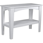 LuxCraft LuxCraft Recycled Plastic Island Buffet Table With Cup Holder White Tables IBTW