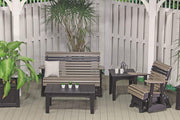 LuxCraft LuxCraft Recycled Plastic Island End Table With Cup Holder Accessories