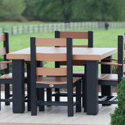 LuxCraft LuxCraft Recycled Plastic Square Contemporary Table Tables
