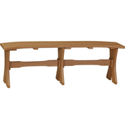 LuxCraft LuxCraft Recycled Plastic Table Bench Antique Mahogany / 52" Bench P52TBAM