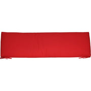 LuxCraft LuxCraft Sunbrella 5 ft. Glider/Swing Cushion Sunbrella Canvas Logo Red Cushion 5SCLR5477