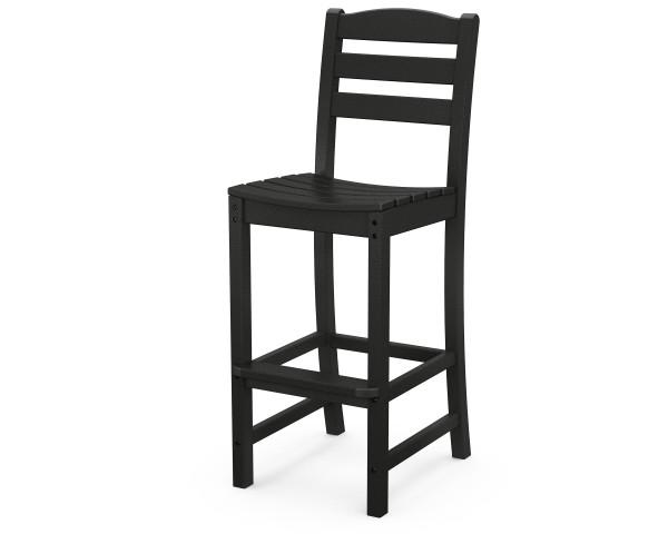 Polywood Polywood Black La Casa Cafš Bar Side Chair Black Chair TD102BL 845748025072