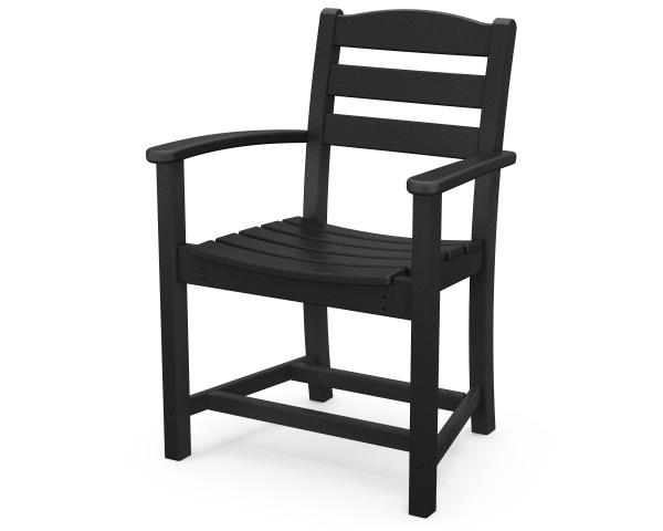 Polywood Polywood Black La Casa Cafš Dining Arm Chair Black Arm Chair TD200BL 845748025140