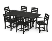 Polywood Polywood La Casa Cafš 7-Piece Dining Set Black Dining Sets PWS131-1-BL 190609061905