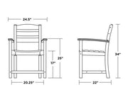 Polywood Polywood La Casa Cafš Dining Arm Chair Arm Chair
