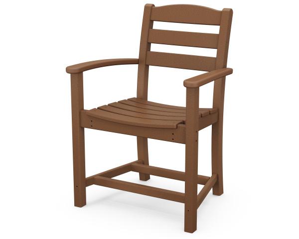 Polywood Polywood La Casa Cafš Dining Arm Chair Teak Arm Chair TD200TE 845748025195