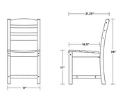 Polywood Polywood La Casa Cafš Dining Side Chair Chair