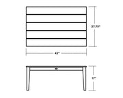 Polywood Polywood Newport 28" x 42" Coffee Table Coffee Table