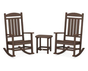 Polywood Polywood Presidential Rocker 3-Piece Set Mahogany Rocking Chair PWS166-1-MA 190609007033
