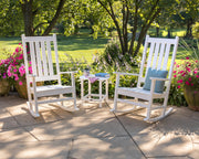 Polywood Polywood Slate Grey Vineyard 3-Piece Rocking Set Slate Grey Rocking Chair PWS355-1-GY 190609058387