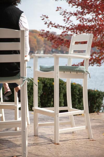 Polywood Polywood Teak La Casa Cafš Bar Arm Chair Teak Arm Chair TD202TE 845748025331