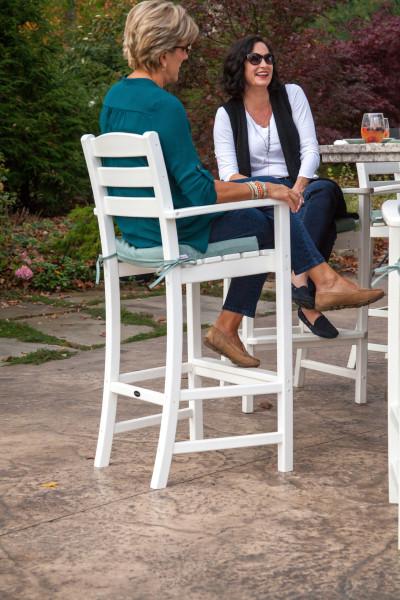Polywood Polywood Teak La Casa Cafš Bar Arm Chair Teak Arm Chair TD202TE 845748025331