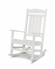 Polywood Polywood White Presidential Rocking Chair White Rocking Chair R100WH 845748014434