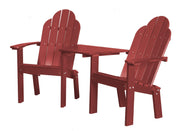 Wildridge Wildridge Classic Recycled Plastic Deck Chair Tete-a-Tete Cardinal Red Chair LCC-229-CR