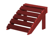 Wildridge Wildridge Classic Recycled Plastic Footrest Cardinal Red Footrest LCC-216-CR