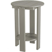 Wildridge Wildridge Heritage Recycled Plastic Balcony Table Light Gray Tables LCC-152-LG